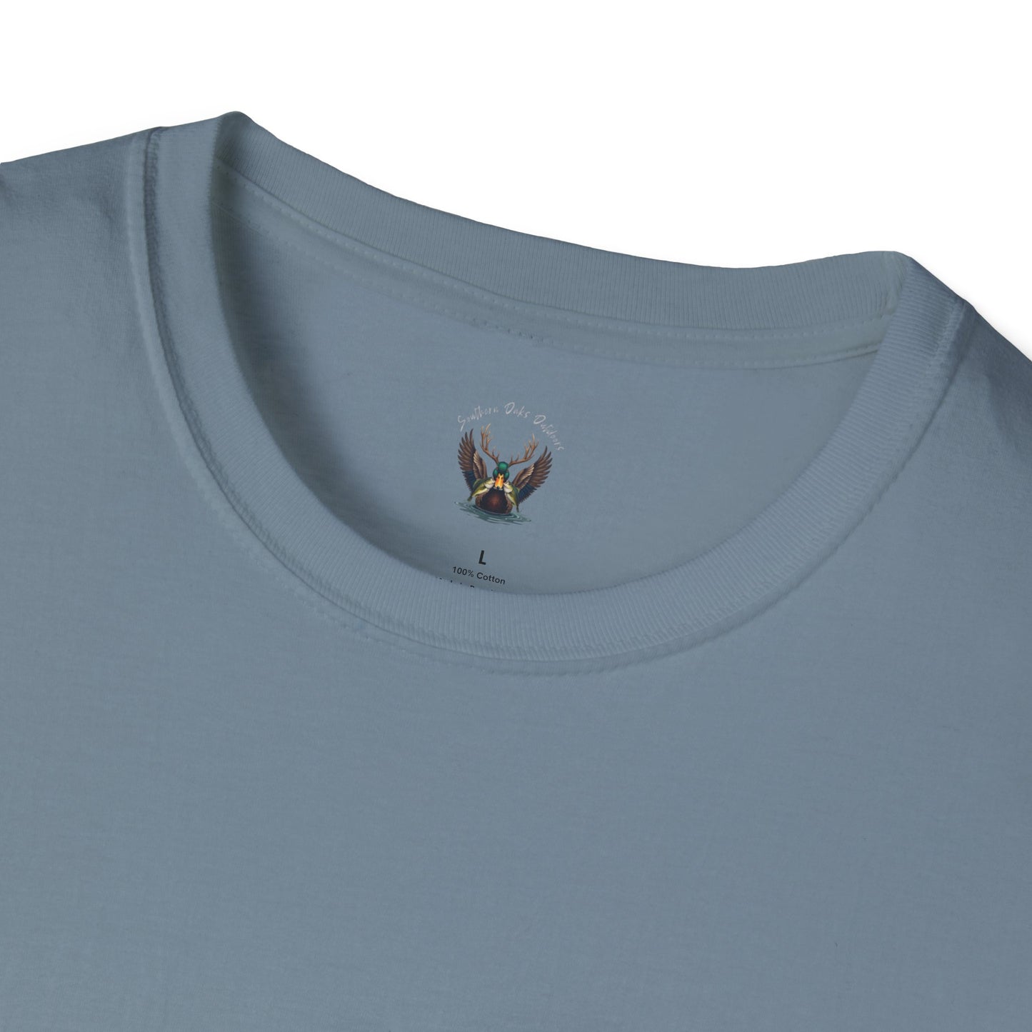 Softstyle T-Shirt - Trout Logo on back