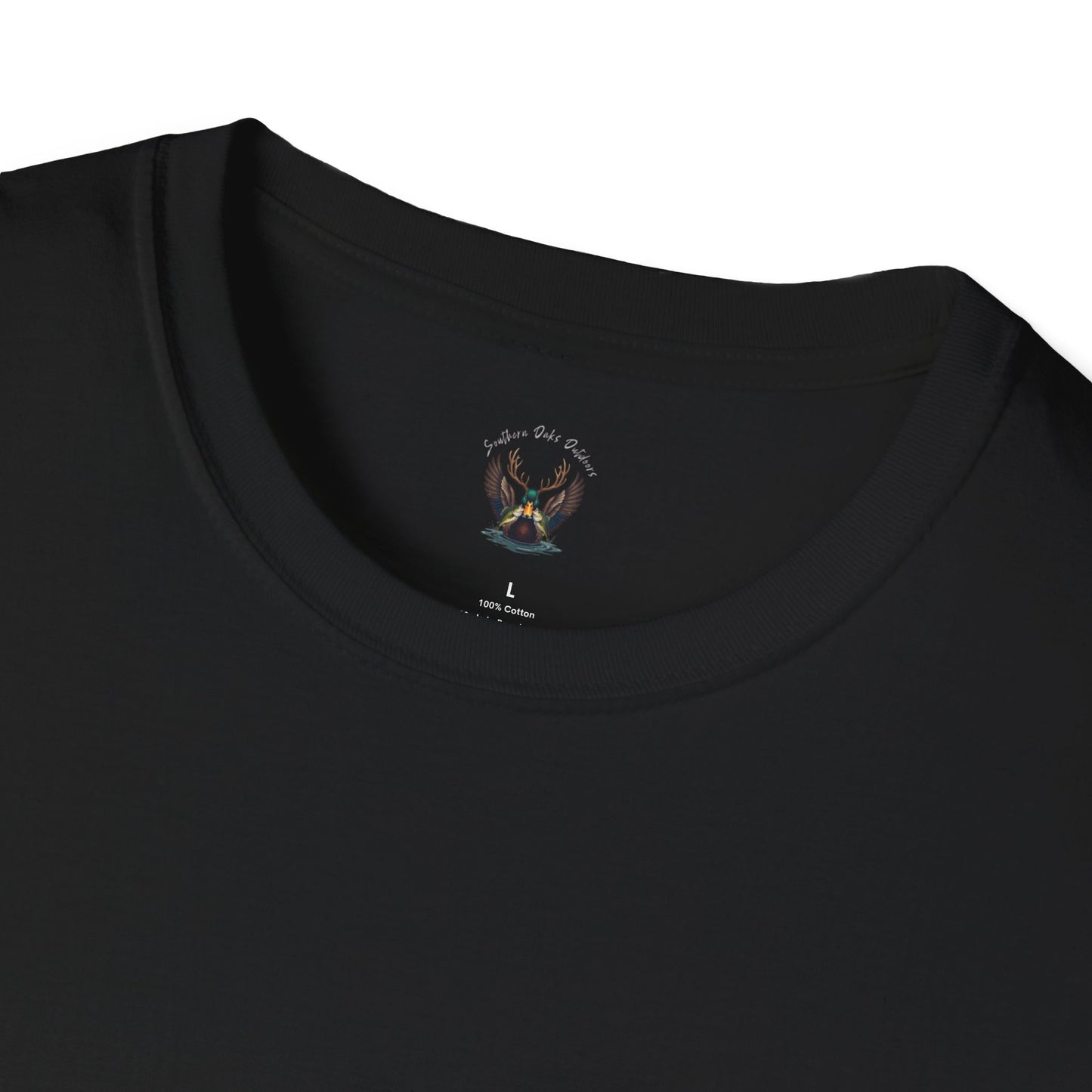Softstyle T-Shirt - Trout Logo on back