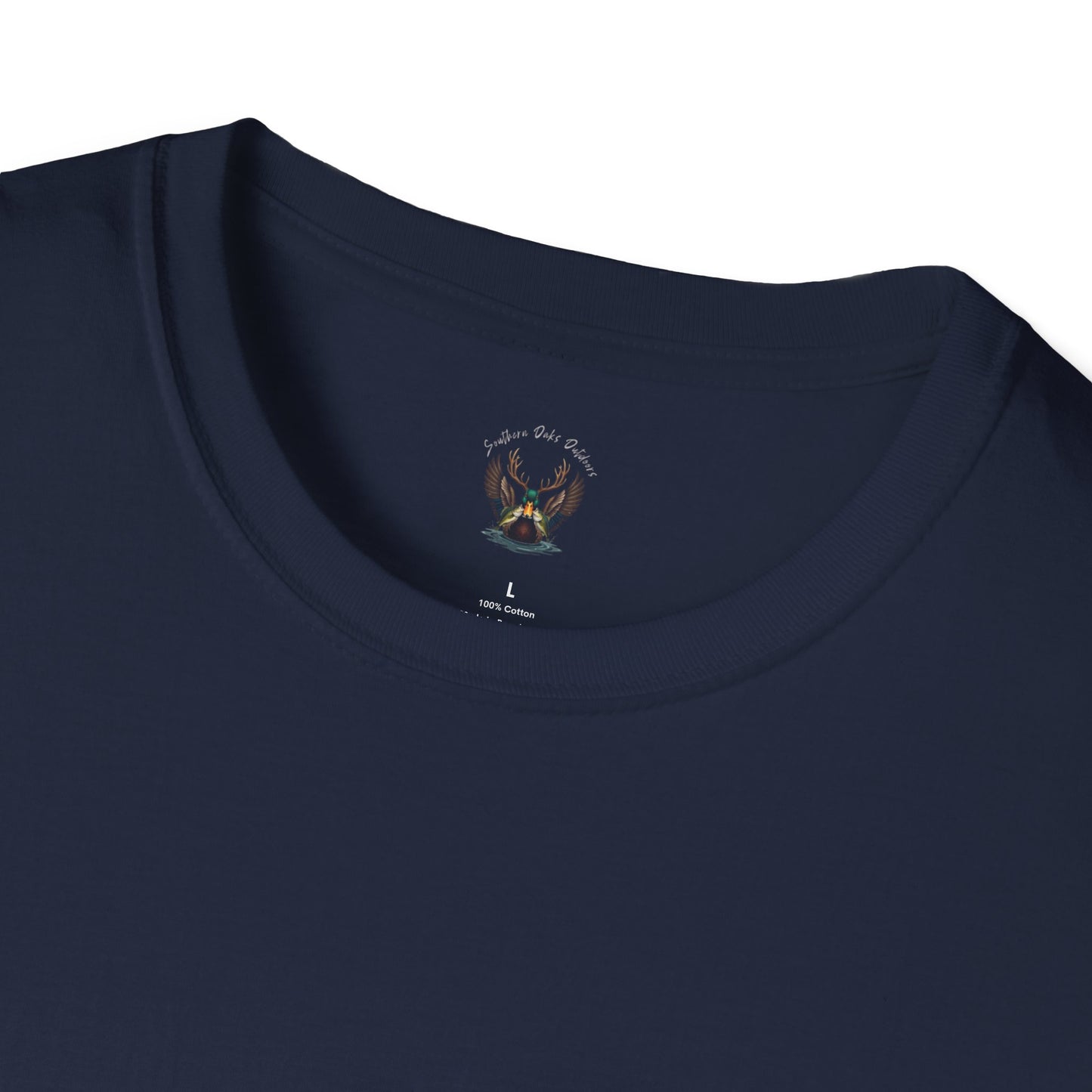 Softstyle T-Shirt - Trout Logo on back