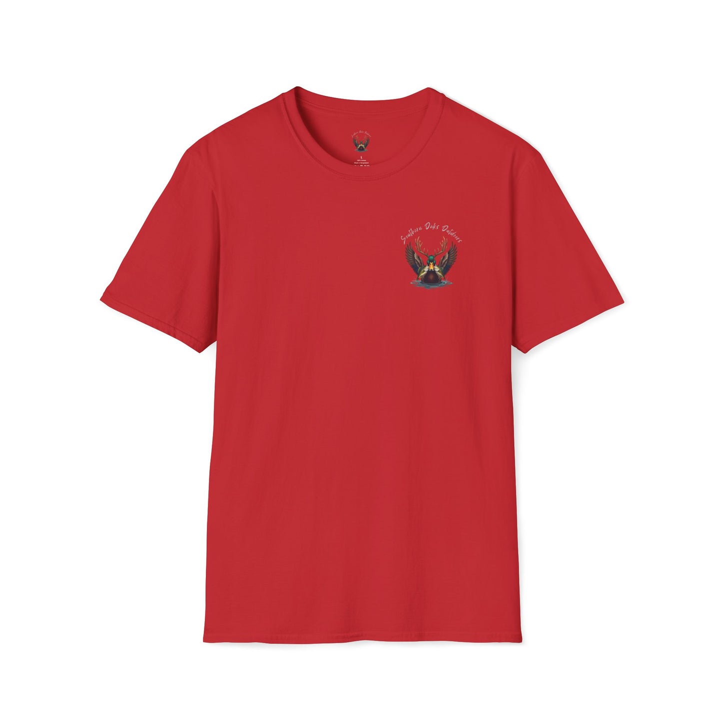 SoftStyle T-Shirt - Duck Head Logo w/ Girl Fishing on back