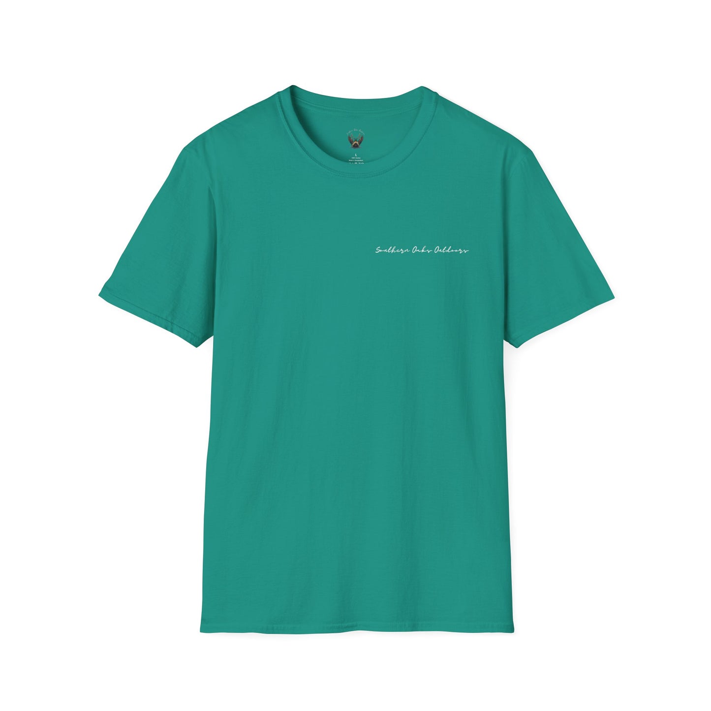 Softstyle T-Shirt - Trout Logo on back