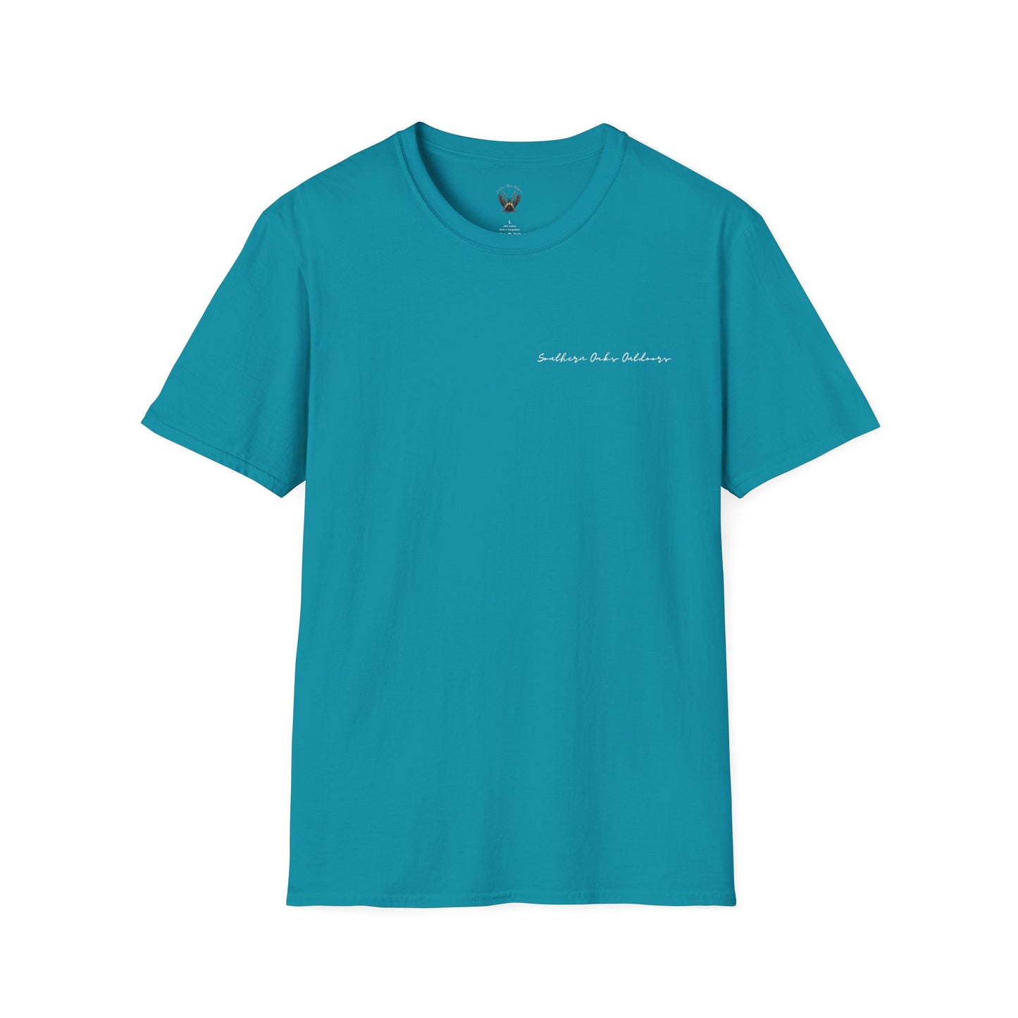 Softstyle T-Shirt - Trout Logo on back