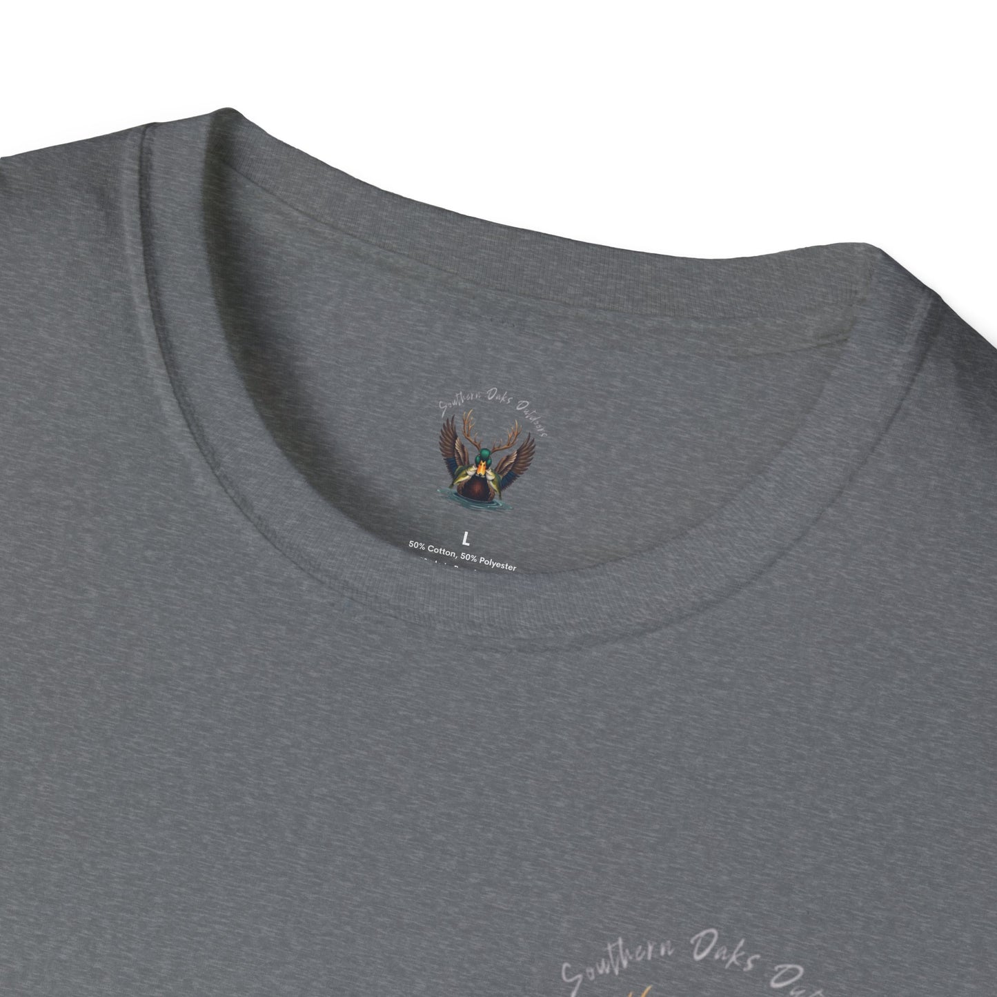 SoftStyle T-Shirt - Duck Head Logo w/ Girl Fishing on back