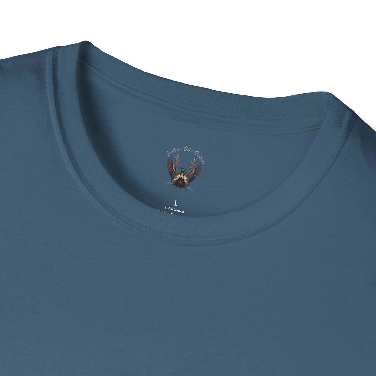 Softstyle T-Shirt - Trout Logo on back