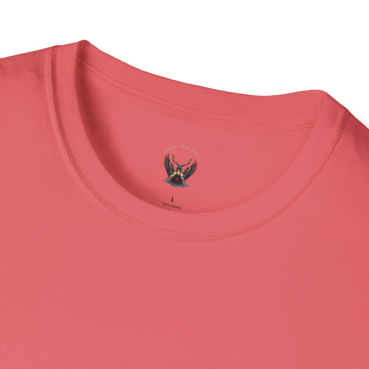 Softstyle T-Shirt - Trout Logo on back