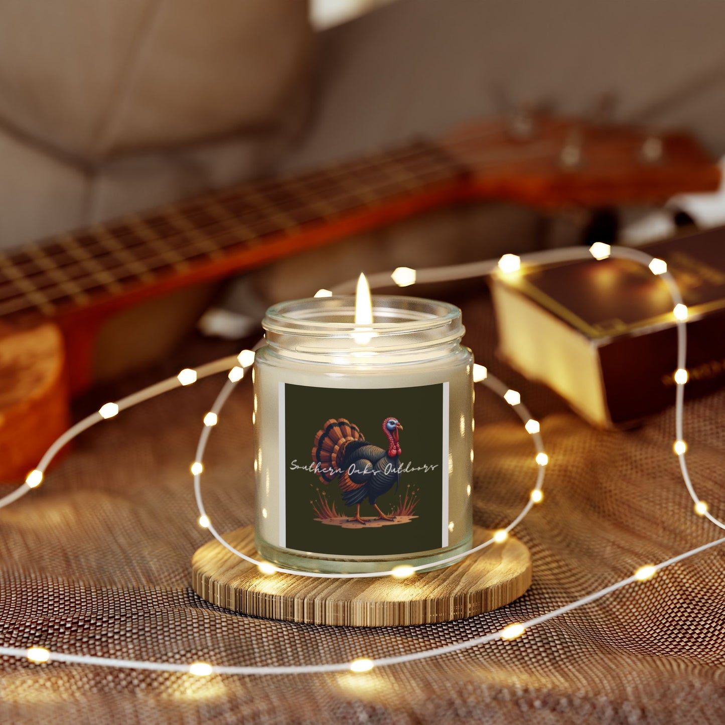 Scented Candles - Coconut Apricot Wax, Fall Decor, Holiday Gift, Cozy Atmosphere, Home Fragrance