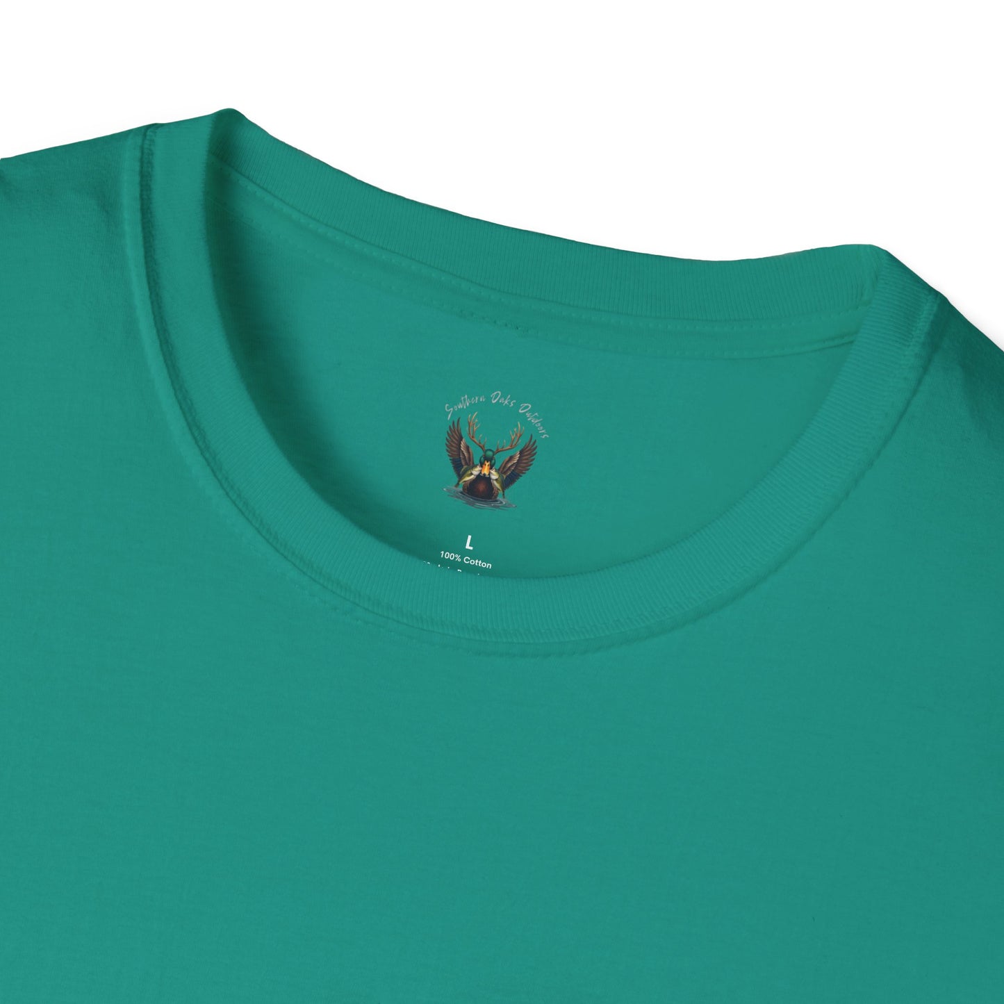 Softstyle T-Shirt - Trout Logo on back