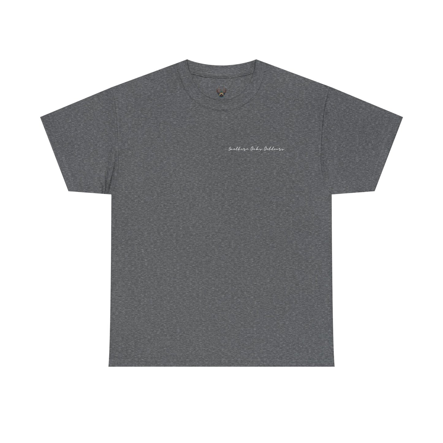 Heavy Cotton Tee - Deer Logo on back