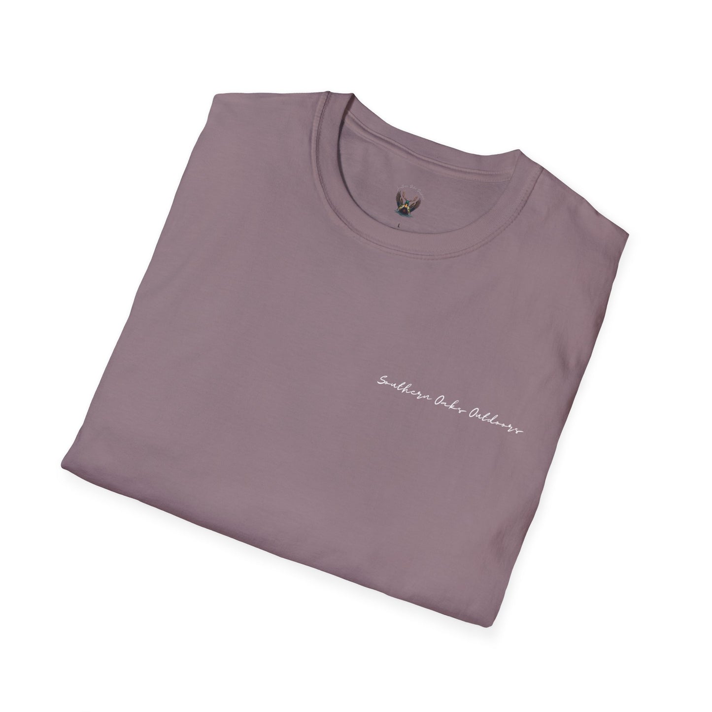Softstyle T-Shirt - Trout Logo on back