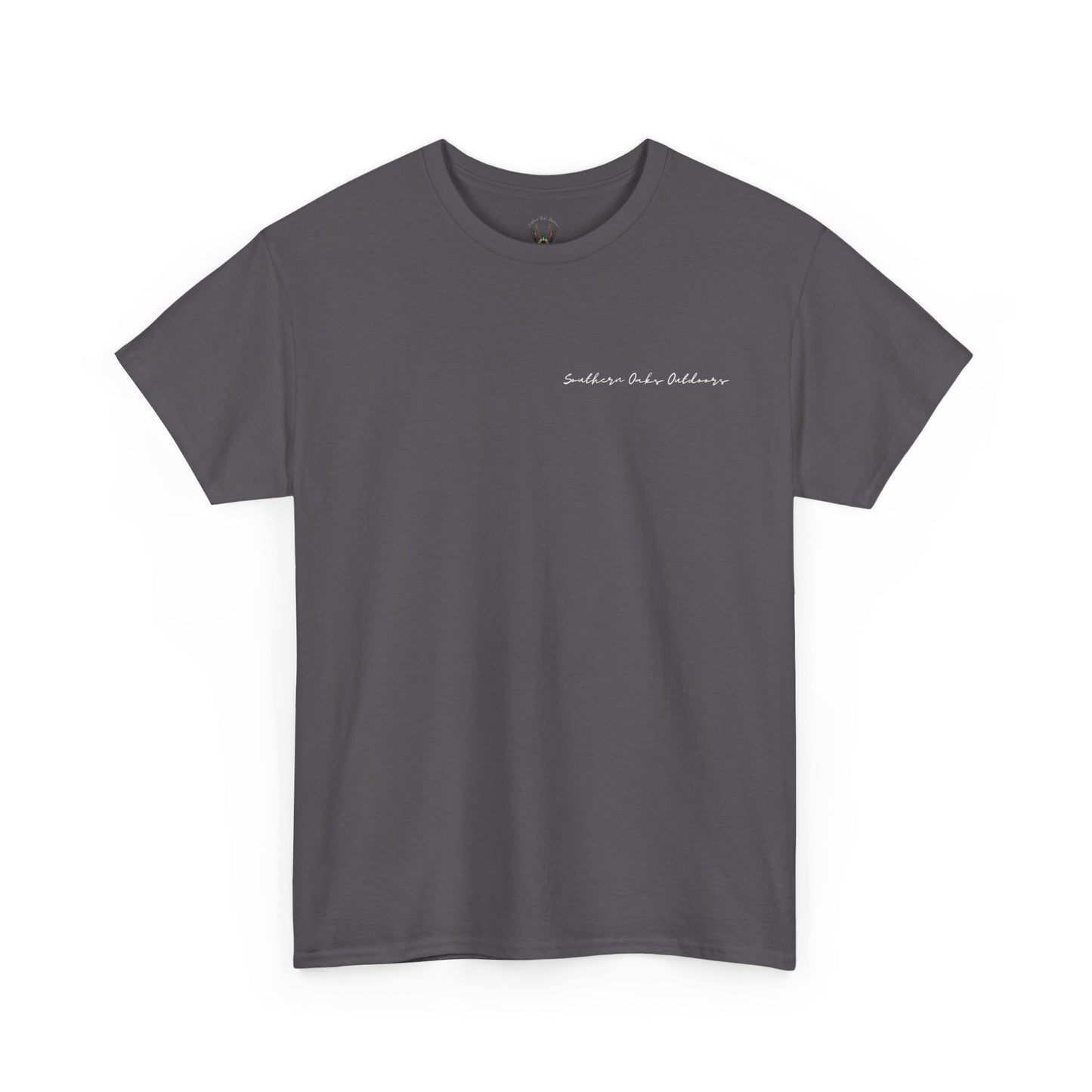 Heavy Cotton Tee - Deer Logo on back