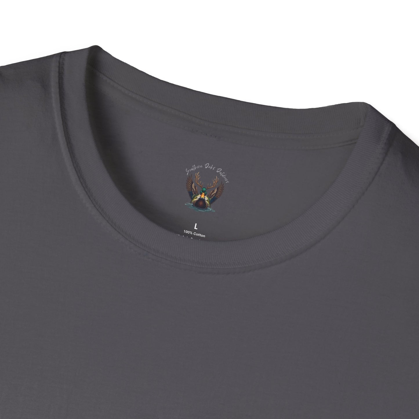 Softstyle T-Shirt - Trout Logo on back