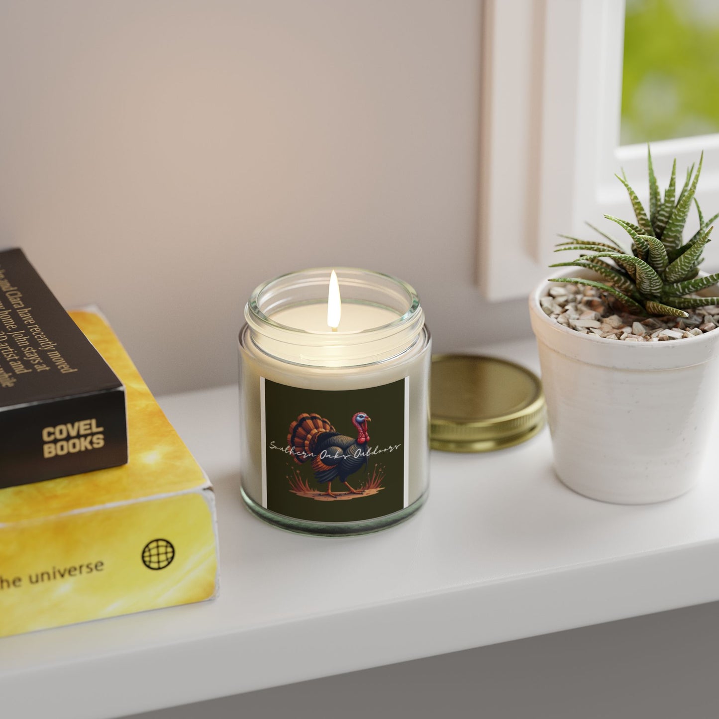 Scented Candles - Coconut Apricot Wax, Fall Decor, Holiday Gift, Cozy Atmosphere, Home Fragrance
