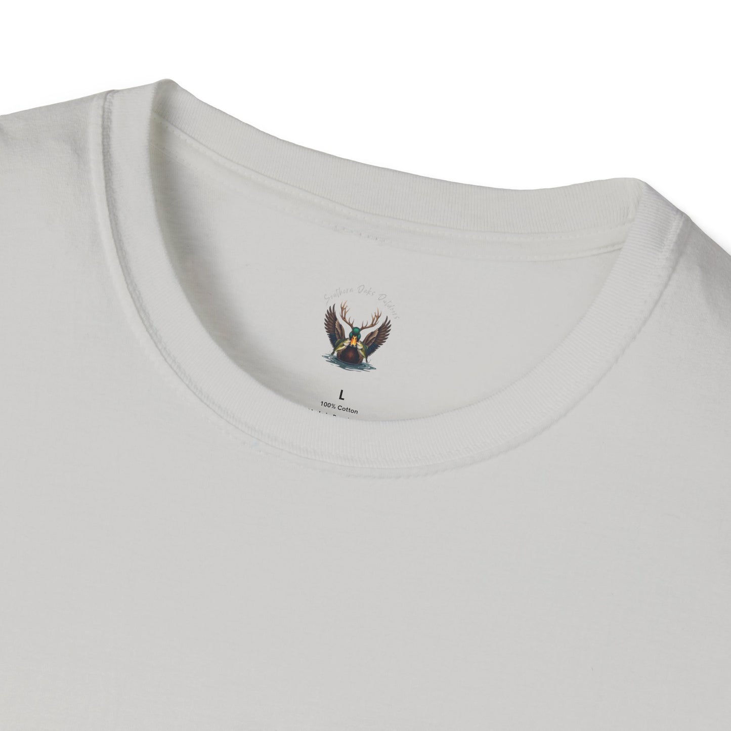 Softstyle T-Shirt - Trout Logo on back
