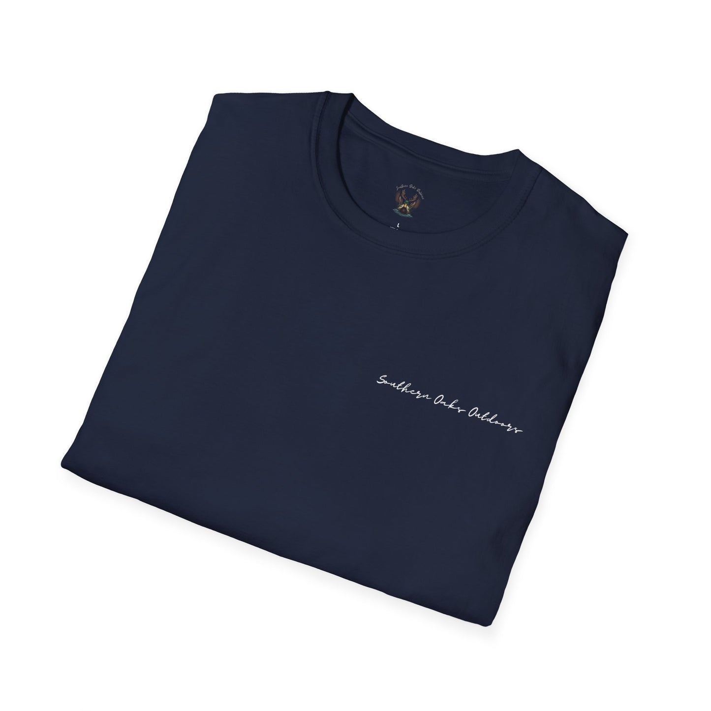 Softstyle T-Shirt - Trout Logo on back