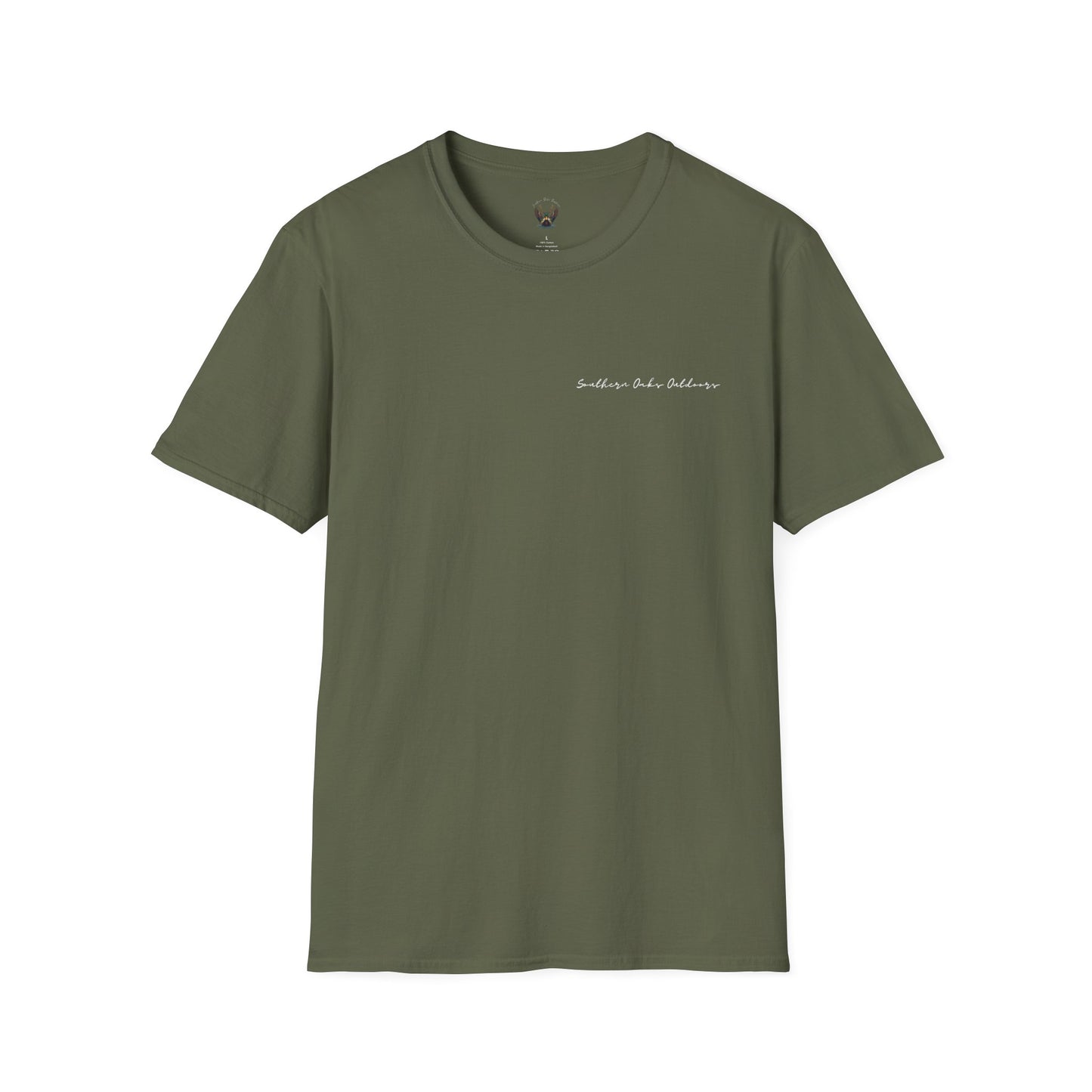 Softstyle T-Shirt - Trout Logo on back