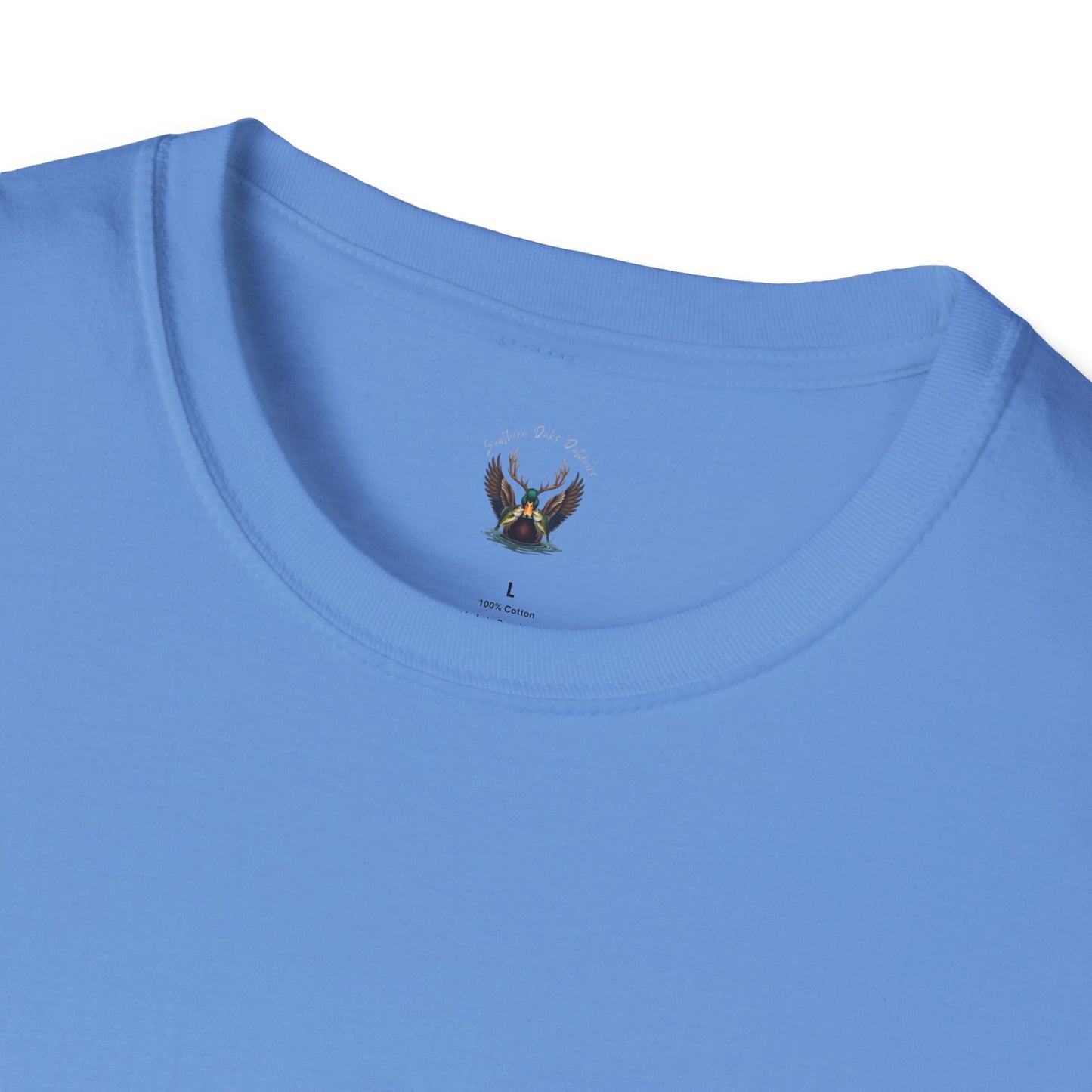 Softstyle T-Shirt - Trout Logo on back