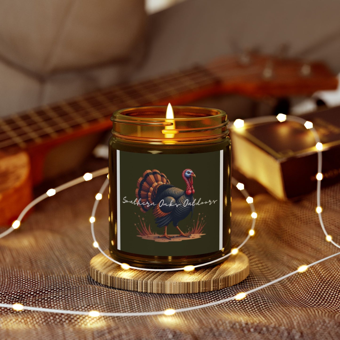 Scented Candles - Coconut Apricot Wax, Fall Decor, Holiday Gift, Cozy Atmosphere, Home Fragrance