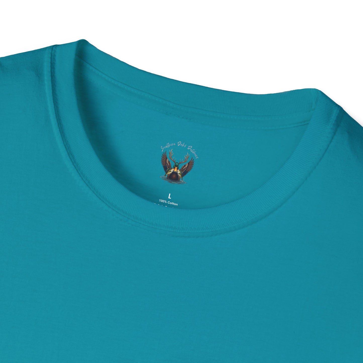 Softstyle T-Shirt - Trout Logo on back