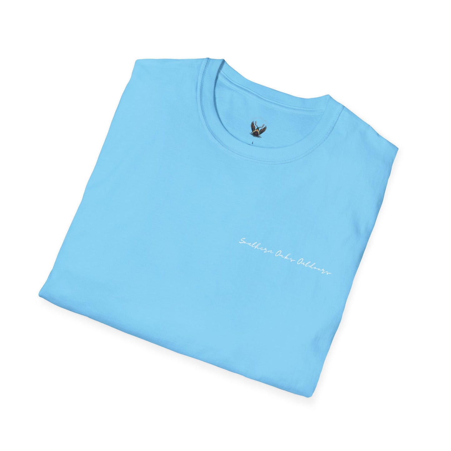 Softstyle T-Shirt - Trout Logo on back