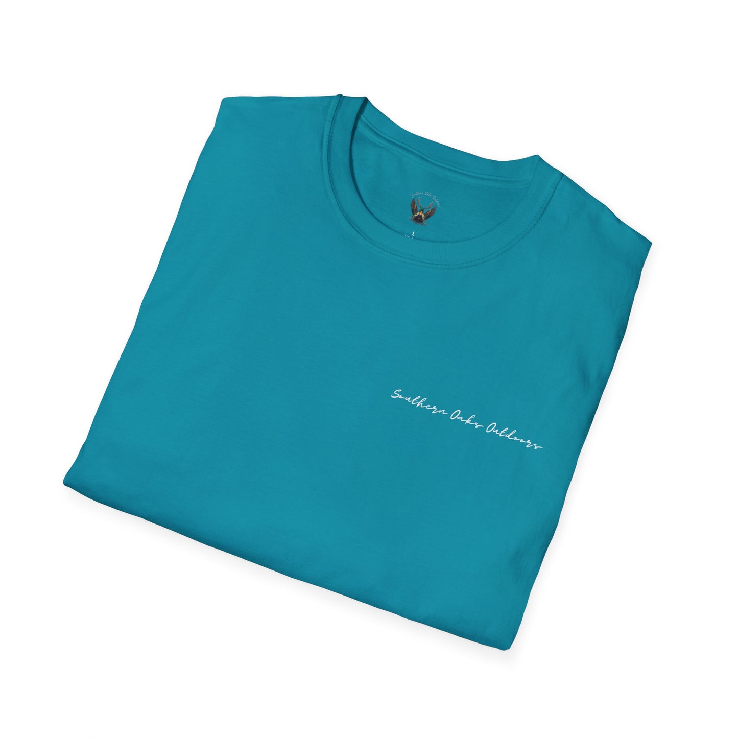 Softstyle T-Shirt - Trout Logo on back