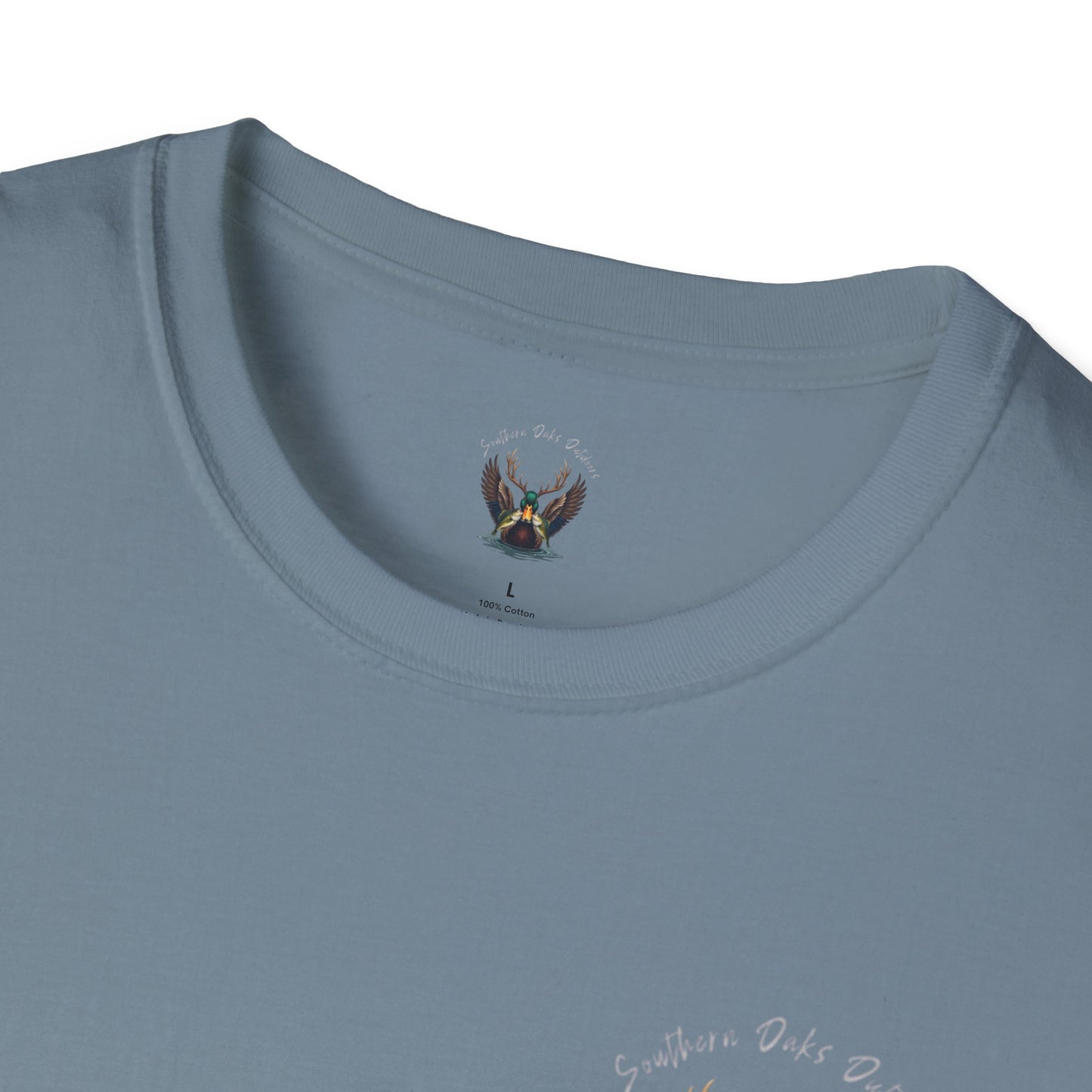 SoftStyle T-Shirt - Duck Head Logo w/ Girl Fishing on back