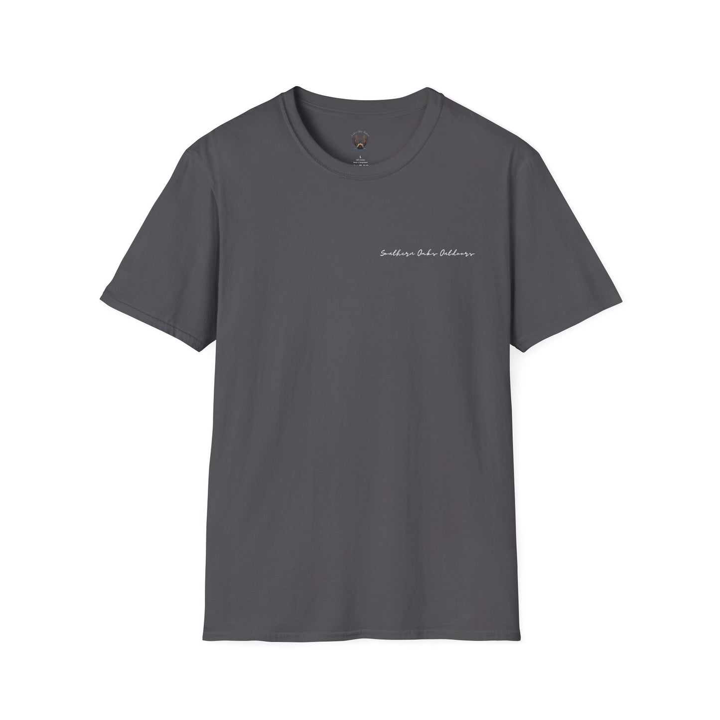 Softstyle T-Shirt - Trout Logo on back