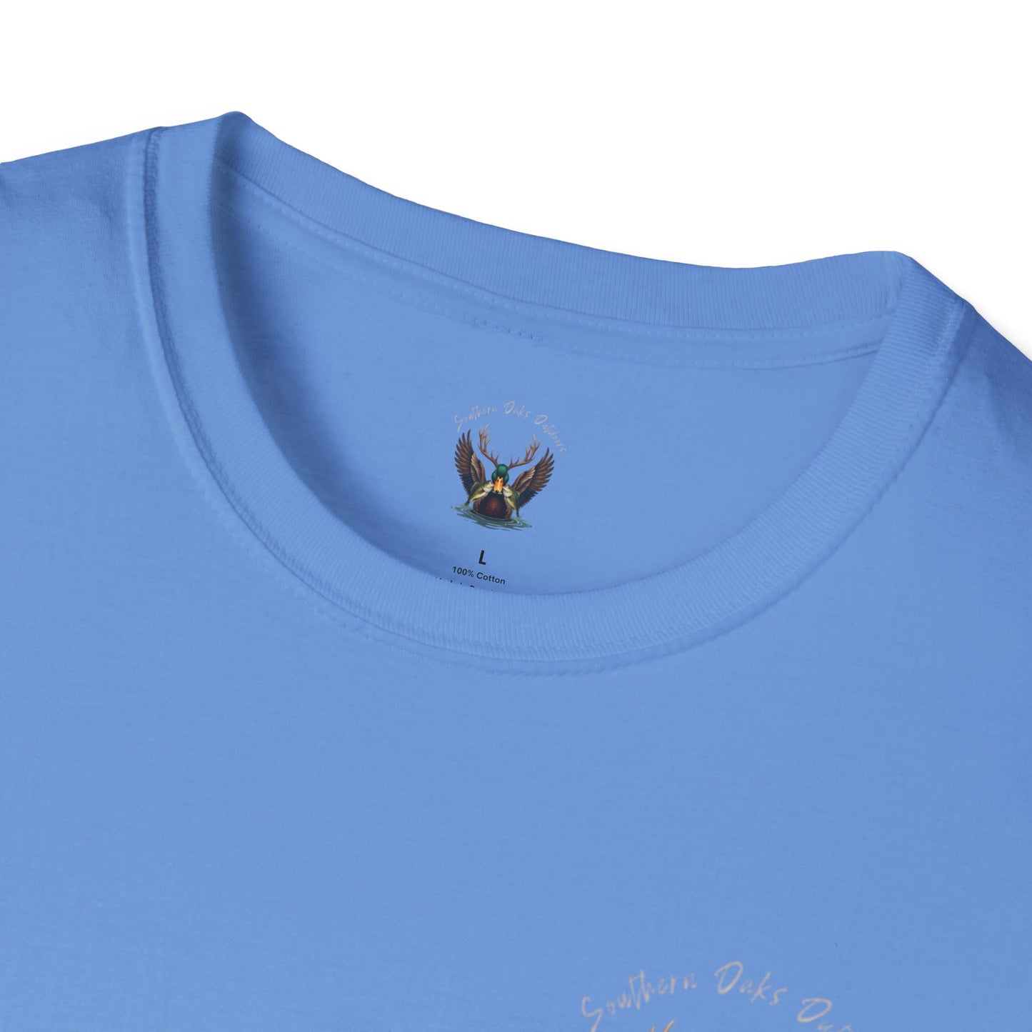 SoftStyle T-Shirt - Duck Head Logo w/ Girl Fishing on back