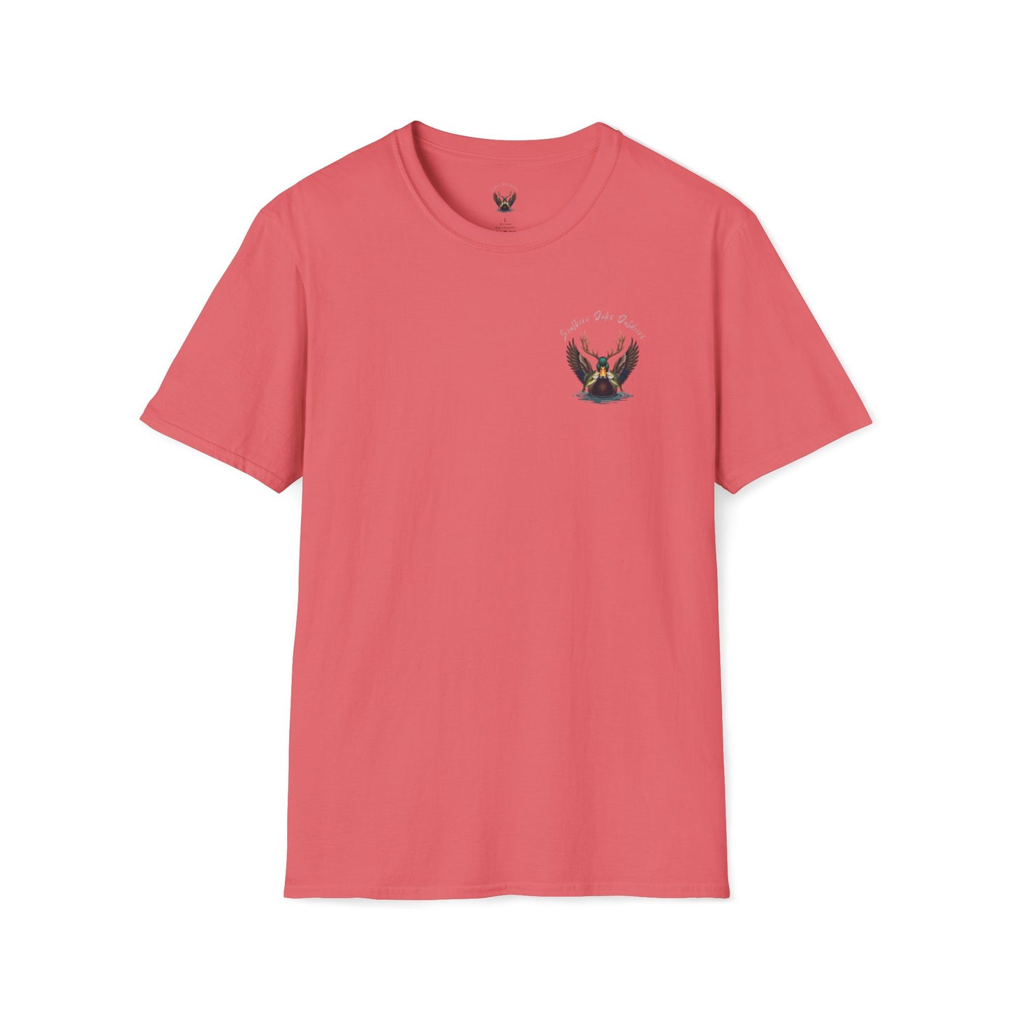 SoftStyle T-Shirt - Duck Head Logo w/ Girl Fishing on back