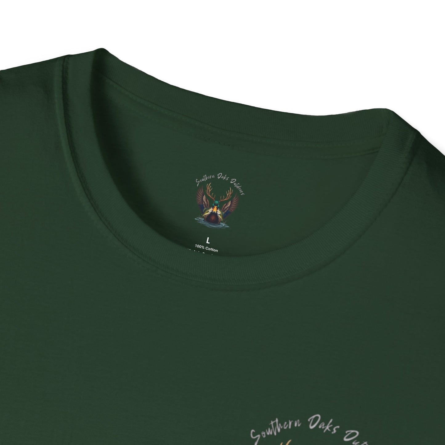 SoftStyle T-Shirt - Duck Head Logo w/ Girl Fishing on back