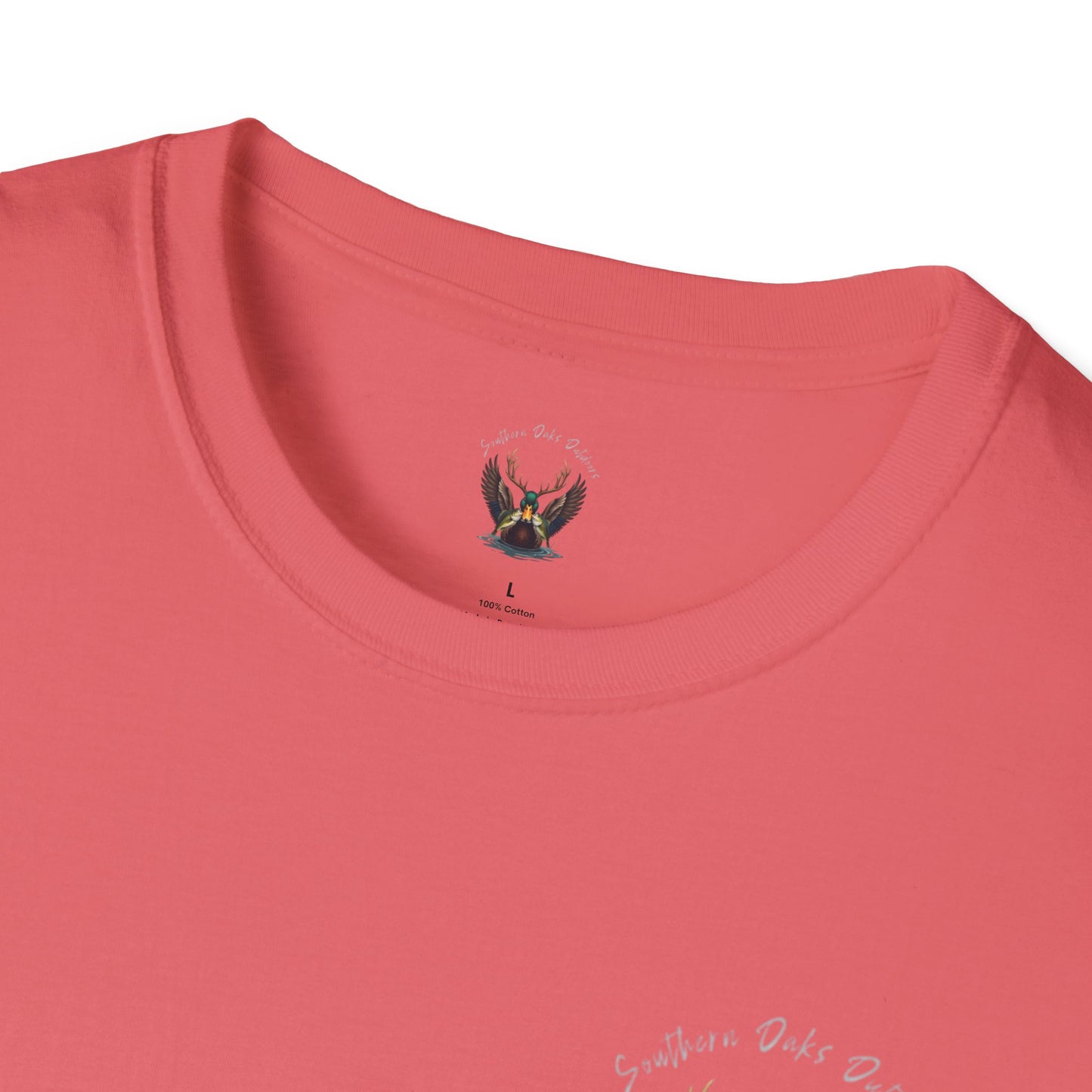 SoftStyle T-Shirt - Duck Head Logo w/ Girl Fishing on back