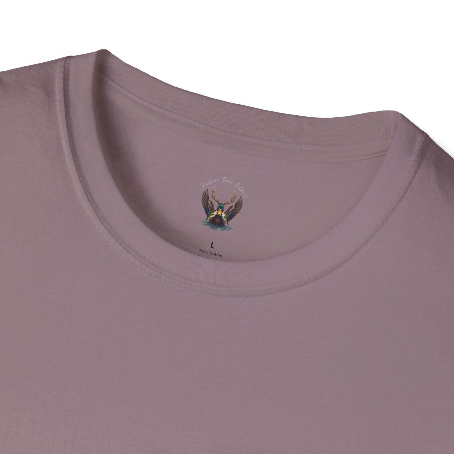 Softstyle T-Shirt - Trout Logo on back