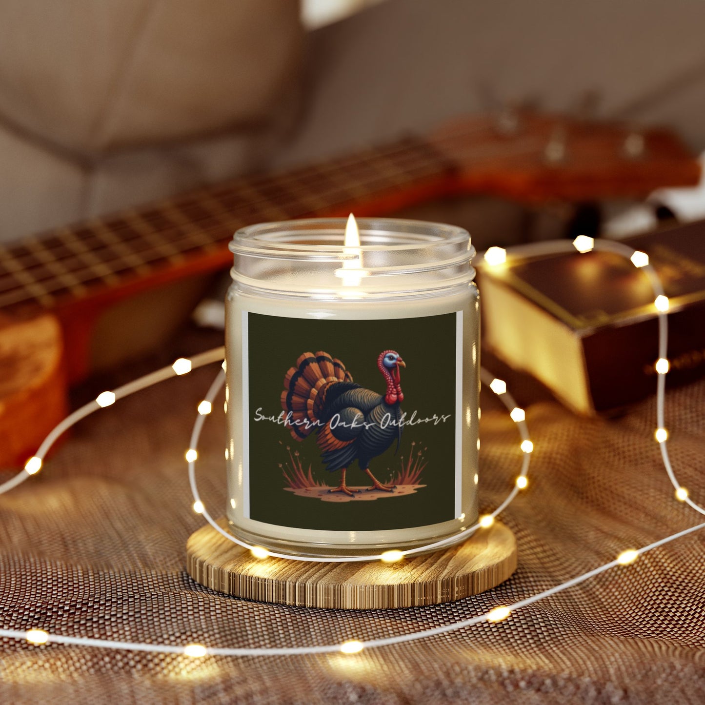 Scented Candles - Coconut Apricot Wax, Fall Decor, Holiday Gift, Cozy Atmosphere, Home Fragrance