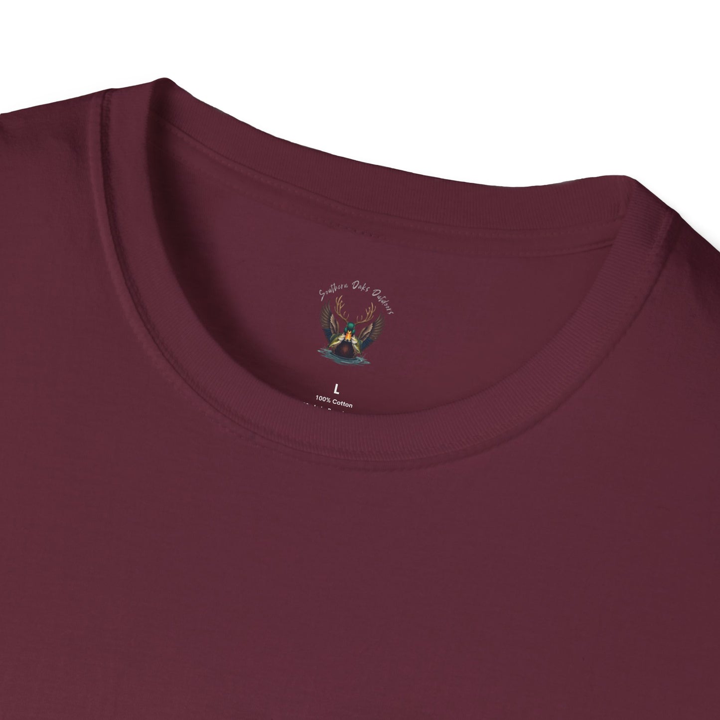 Softstyle T-Shirt - Trout Logo on back
