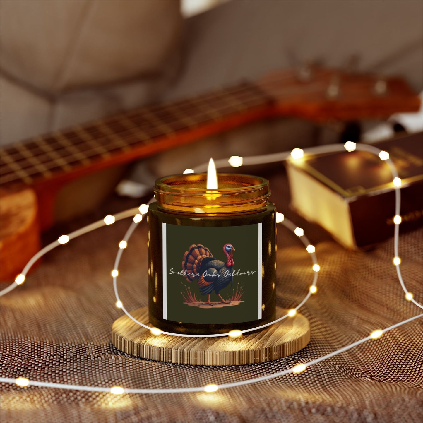 Scented Candles - Coconut Apricot Wax, Fall Decor, Holiday Gift, Cozy Atmosphere, Home Fragrance