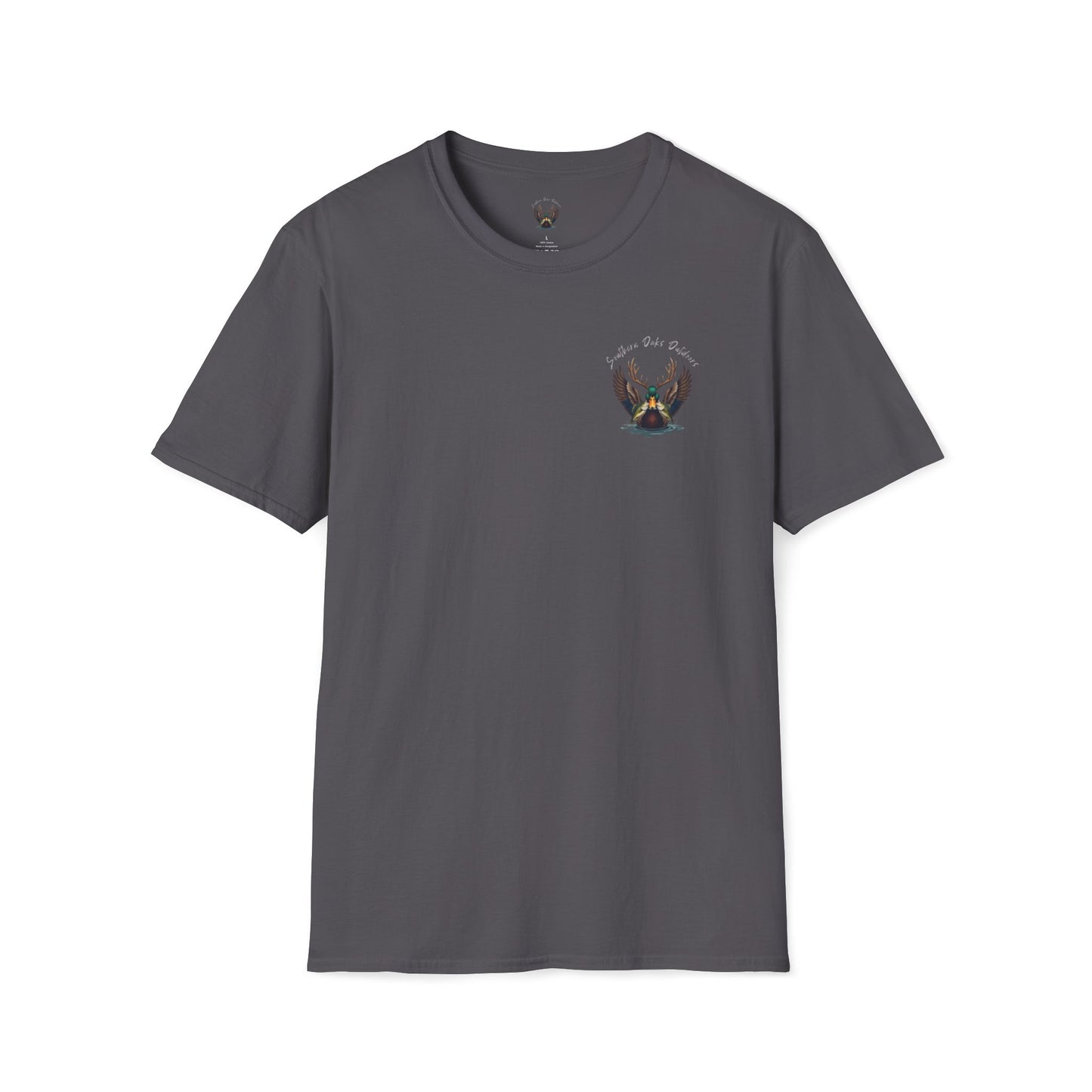SoftStyle T-Shirt - Duck Head Logo w/ Girl Fishing on back